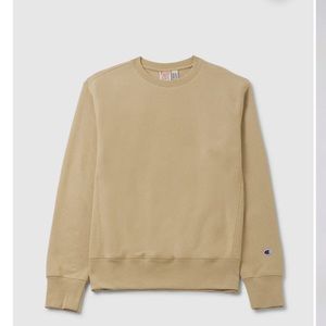 Tan / beige champion crewneck
